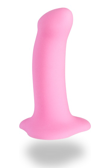 Розовый фаллоимитатор Amor - 14 см. - 0