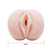 Компактный мастурбатор-вагина с эффектом смазки - 3