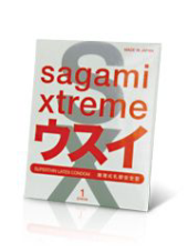 Ультратонкий презерватив Sagami Xtreme SUPERTHIN - 1 шт. - 0