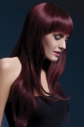 Бордовый парик Sienna - 0