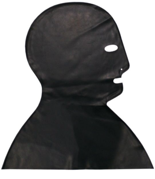 Латексная маска-шлем Executioner с прорезями - 0