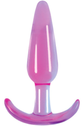 Гладкая фиолетовая анальная пробка Jelly Rancher T-Plug Smooth - 10,9 см. - 0