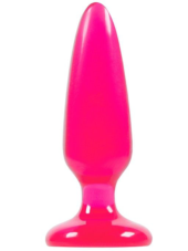 Малая розовая анальная пробка Jelly Rancher Pleasure Plug Small - 10,2 см. - 1