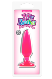Малая розовая анальная пробка Jelly Rancher Pleasure Plug Small - 10,2 см. - 0
