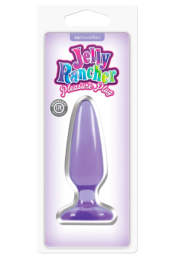 Малая фиолетовая анальная пробка Jelly Rancher Pleasure Plug Small - 10,2 см. - 0