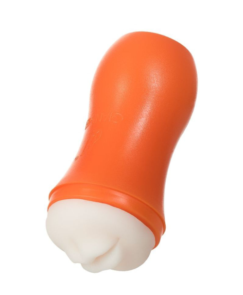 Мастурбатор-ротик A-Toys в оранжевой колбе - 0