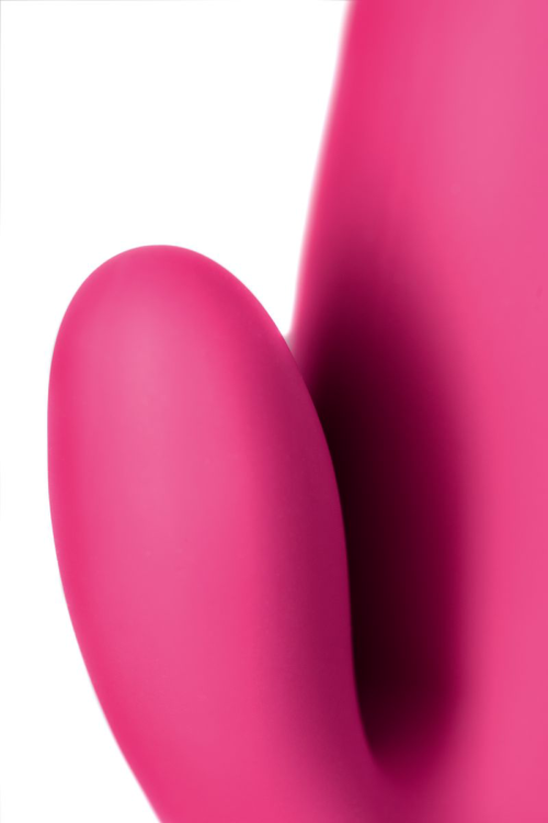 Ярко-розовый вибратор Satisfyer Vibes Mr. Rabbit с клиторальным отростком - 22,1 см. - 9