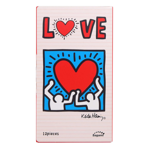 Презервативы Sagami LOVE Keith Haring - 12 шт. - 0