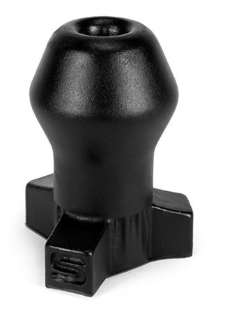 Анальная боеголовка Oxballs Ass Bomb Filler Plug Black S - 7,5 см. - 0
