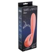 Розовый вибратор Shape of water Wave - 18,5 см. - 1