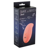 Розовый клиторальный вибратор Shape of water Shell - 1
