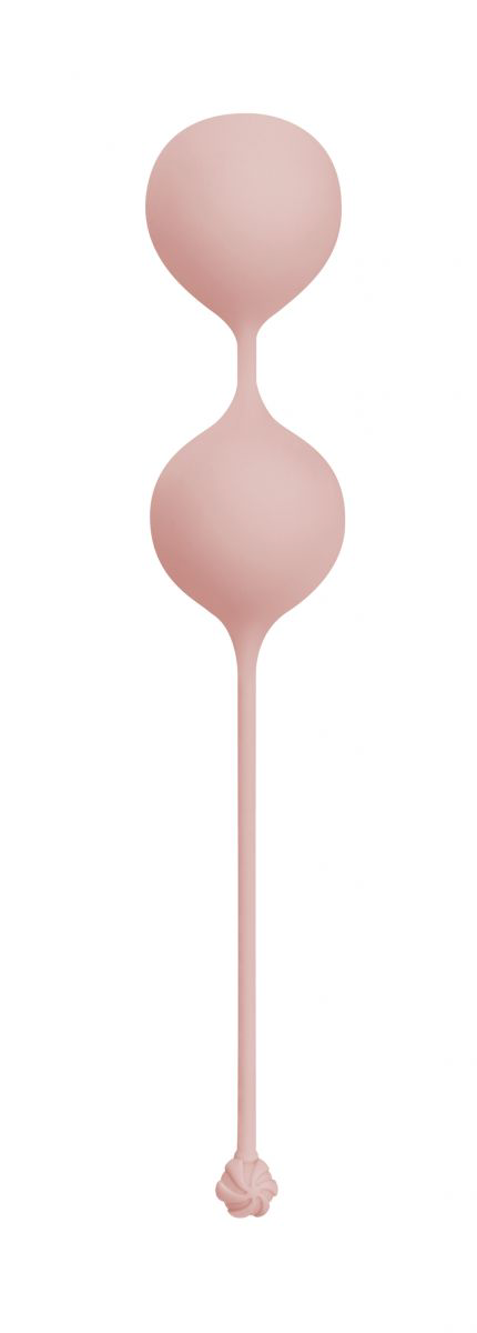 Розовые вагинальные шарики The Firebird Tea Rose - 0