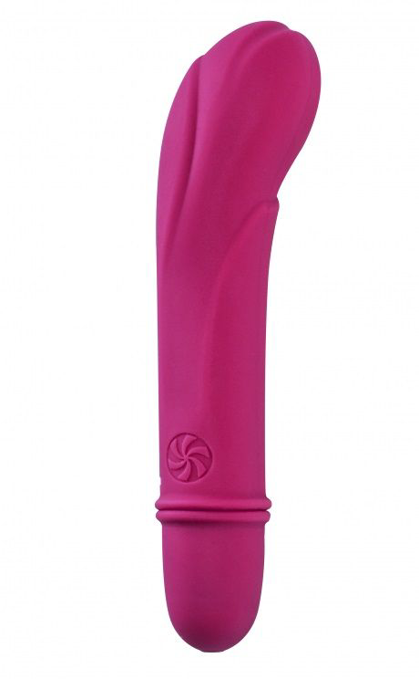 Розовый мини-вибратор Universe Secret Flower - 12,6 см. - 0