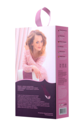 Фиолетовый стимулятор эрогенных зон Eromantica BUNNY - 21,5 см. - 9