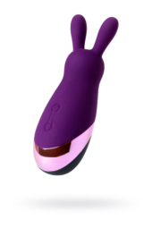 Фиолетовый стимулятор эрогенных зон Eromantica BUNNY - 21,5 см. - 0