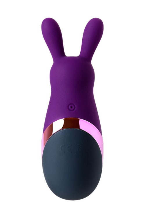 Фиолетовый стимулятор эрогенных зон Eromantica BUNNY - 21,5 см. - 4