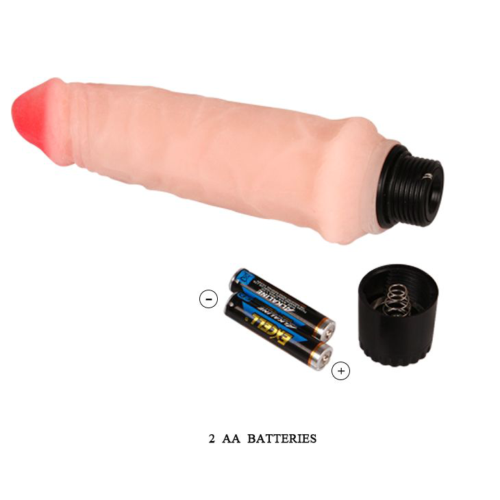 Вибратор телесного цвета Realistic Cock Vibe - 15,5 см. - 2