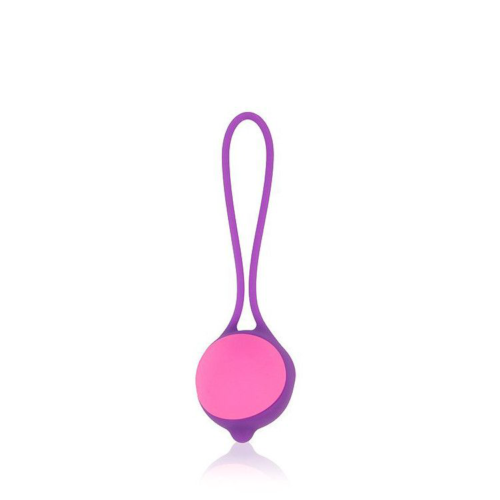 Фиолетово-розовый вагинальный шарик Cosmo - 0
