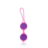 Фиолетово-розовые вагинальные шарики Cosmo - 0