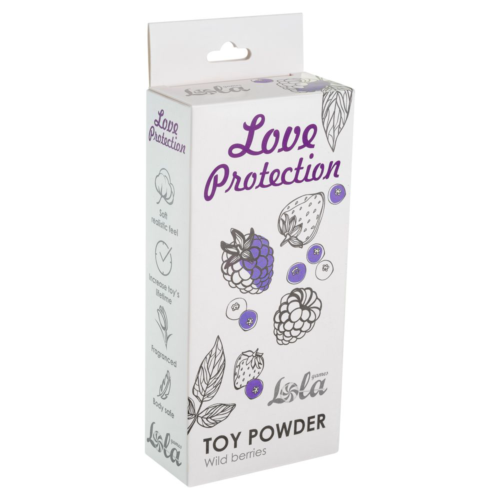 Пудра для игрушек Love Protection с ароматом лесных ягод - 30 гр. - 1