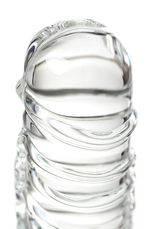 Стеклянный прозрачный фаллоимитатор Sexus Glass - 21 см. - 6