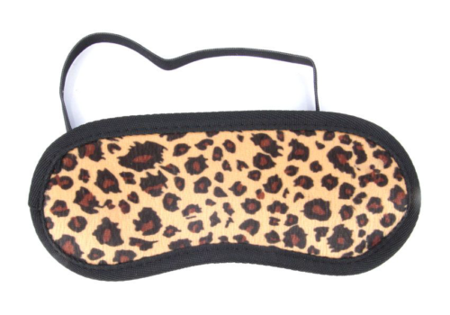 Леопардовая маска на резиночке - 0
