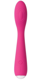 Ярко-розовый G-стимулятор IRIS Clitoral G-spot Vibrator - 18 см. - 1