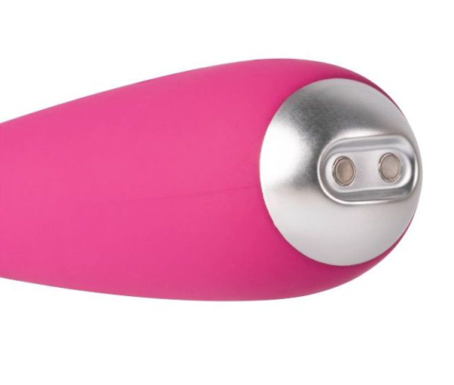 Ярко-розовый G-стимулятор IRIS Clitoral G-spot Vibrator - 18 см. - 4