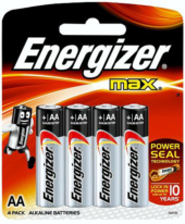 Батарейки Energizer MAX E91/AA 1,5V - 4 шт. - 0