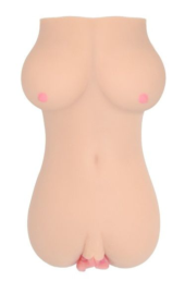 Телесный мастурбатор-вагина Clara OnaHole с имитацией груди - 0