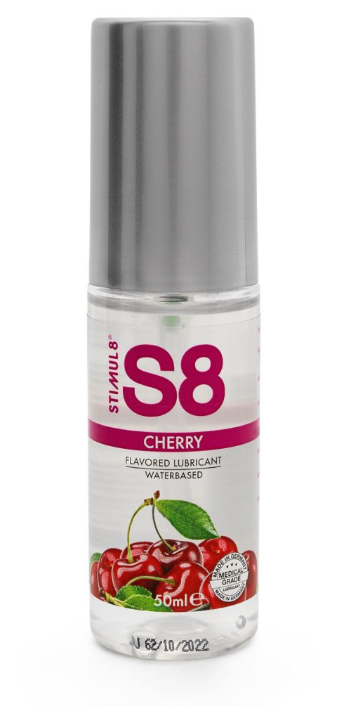 Смазка на водной основе S8 Flavored Lube со вкусом вишни - 50 мл. - 0