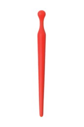 Красный силиконовый уретральный плаг - 10 см. - 1