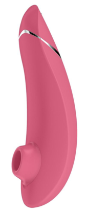 Розовый бесконтактный клиторальный стимулятор Womanizer Premium - 0
