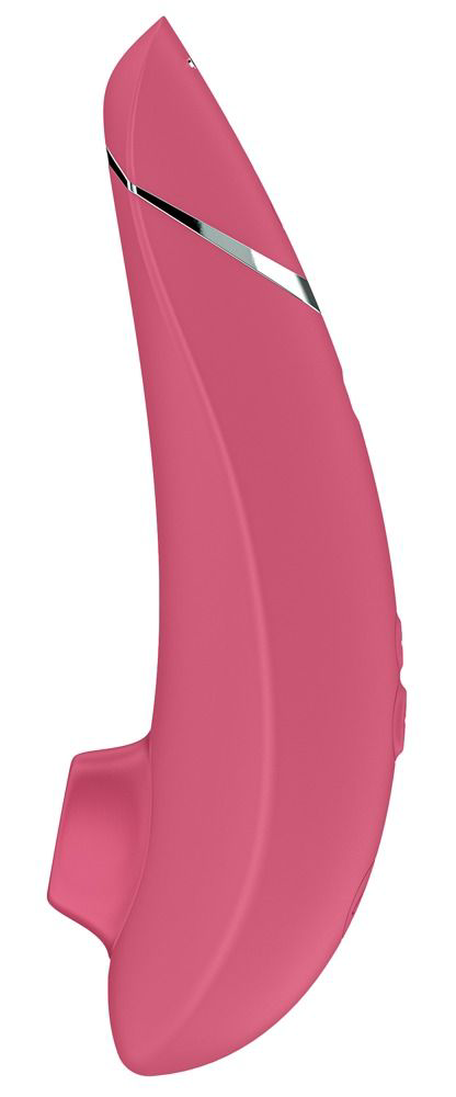 Розовый бесконтактный клиторальный стимулятор Womanizer Premium - 1