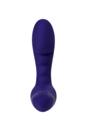 Фиолетовый вибростимулятор простаты Bruman - 12 см. - 2