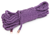 Фиолетовая веревка для связывания Want to Play? 10m Silky Rope - 10 м. - 0