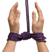 Фиолетовая веревка для связывания Want to Play? 10m Silky Rope - 10 м. - 2