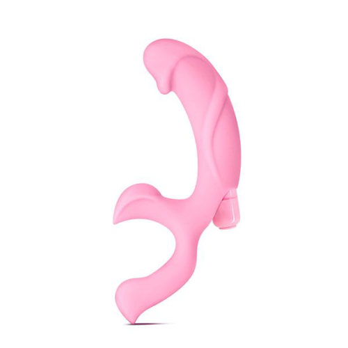 Розовый стимулятор G-точки Luxe Adonis - 16,7 см. - 0