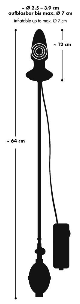 Телесный анальный виброрасширитель Fanny Hills - 12 см. - 6