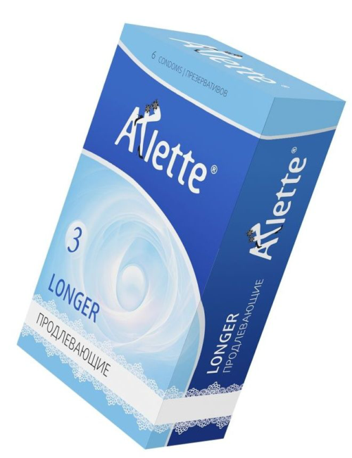 Презервативы Arlette Longer с продлевающим эффектом - 6 шт. - 0