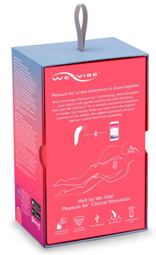 Розовый вакуум-волновой стимулятор клитора We-Vibe Melt - 4