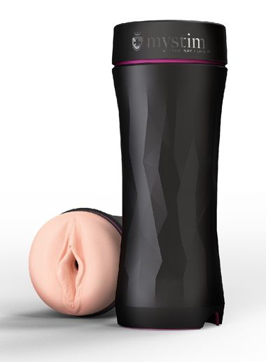 Мастурбатор-вагина в тубе OPUS E Vaginal Version с возможностью подключения электростимуляции - 0