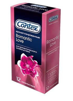 Презервативы с ароматом CONTEX Romantic - 12 шт. - 0
