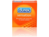 Презервативы с точечной структурой DUREX Sensation - 3 шт. - 0