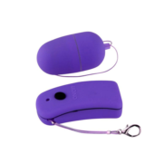 Фиолетовое виброяйцо с дистанционным управлением - 1