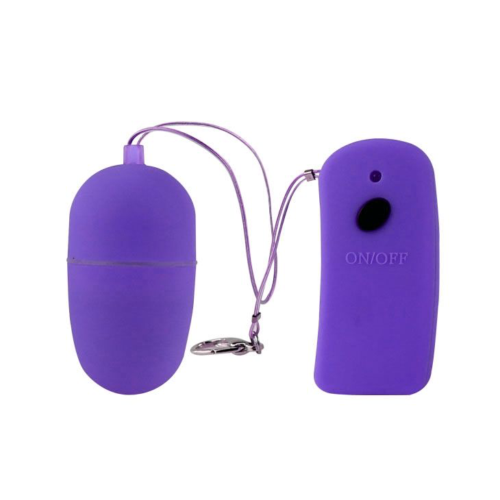 Фиолетовое виброяйцо с дистанционным управлением - 0