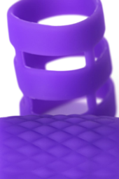 Фиолетовое эрекционное виброкольцо ADMA - 2