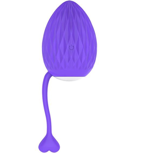 Фиолетовое перезаряжаемое виброяичко iEGG-2 - 0