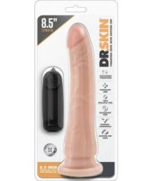 Телесный вибратор 8.5 Inch Vibrating Realistic Cock With Suction Cup - 21,6 см. - 1