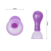 Фиолетовые вакуумные помпы для сосков с вибрацией - 2